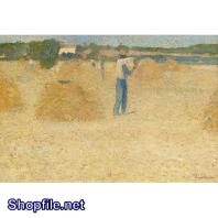 TSD3596 - Tranh sơn dầu cậu bé thổi sáo